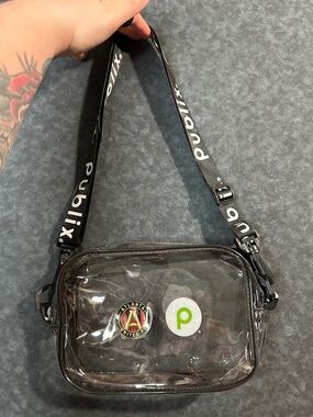 Atlanta United Publix PVC Clear Stadium Bag with Adjustable Strap